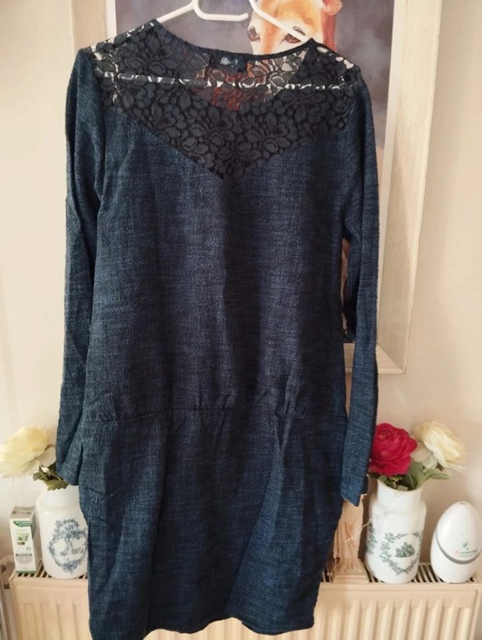 🌿Robe à Pans & Dentelle Le Temps des Cerises T38/40🌿 - photo numéro 16