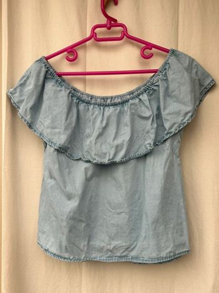 Blouse col Bardot M/L - photo numéro 3
