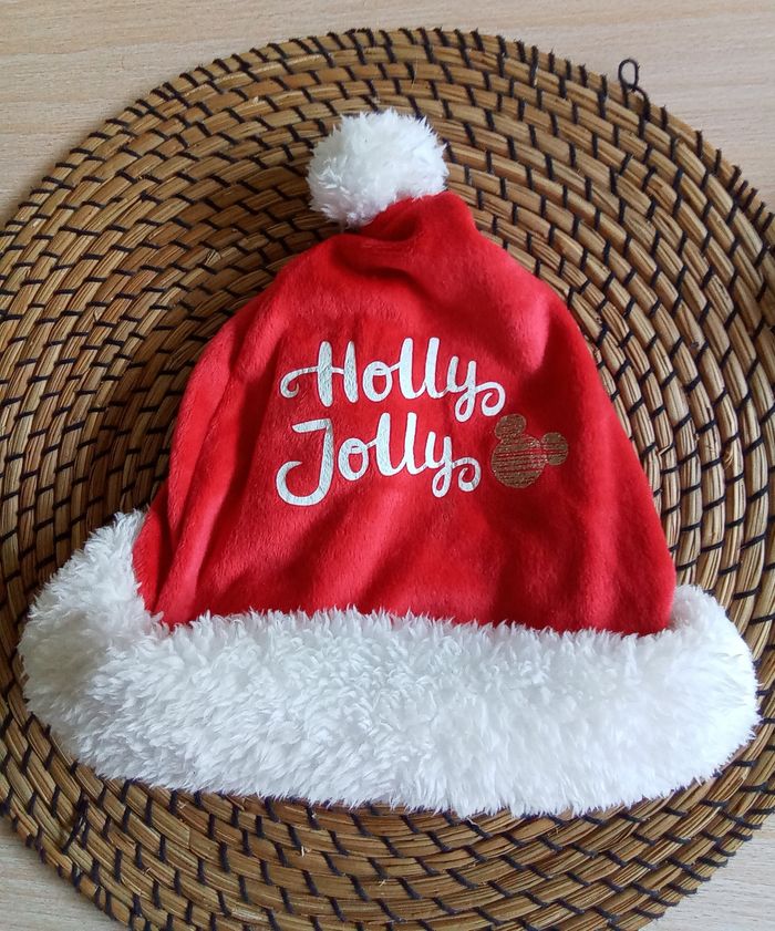 Bonnet et tour de cou thème Noël Disney Baby 18 mois - photo numéro 2