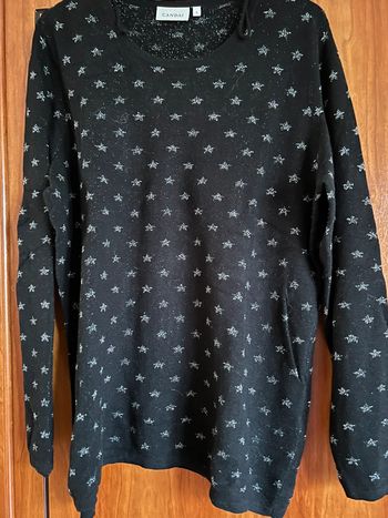 Pull noir étoiles L Canda