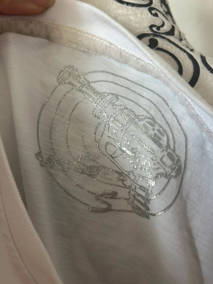 Très beau tee shirt dj 🥰 platine taille S - photo numéro 3