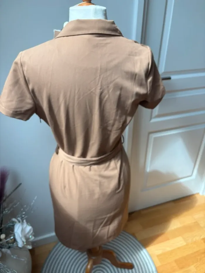 🤎 Robe camel style saharienne – Morgan – T36 Neuve avec étiquette - photo numéro 12