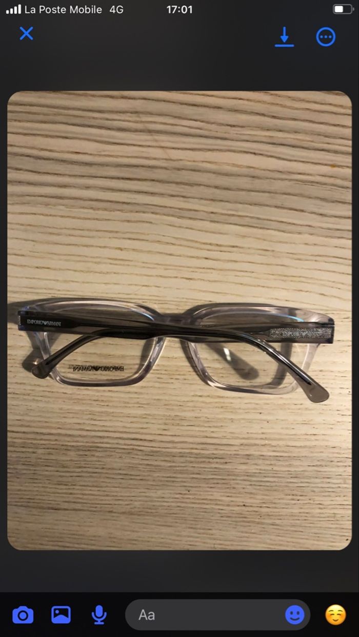 Lunettes emporio armani - photo numéro 2