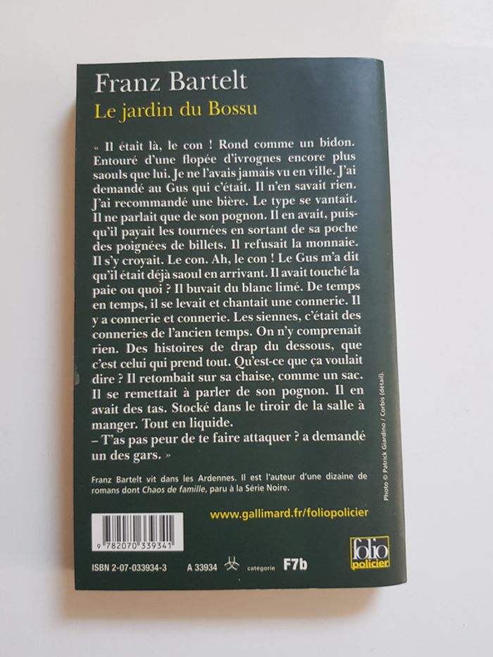 Franz Bartelt Le jardin du bossu - photo numéro 4