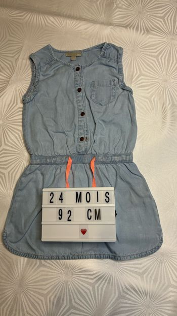 Robe débardeur fille 24 mois - 92 cm