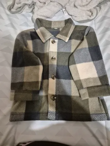 Sur-chemise à carreaux 12mois