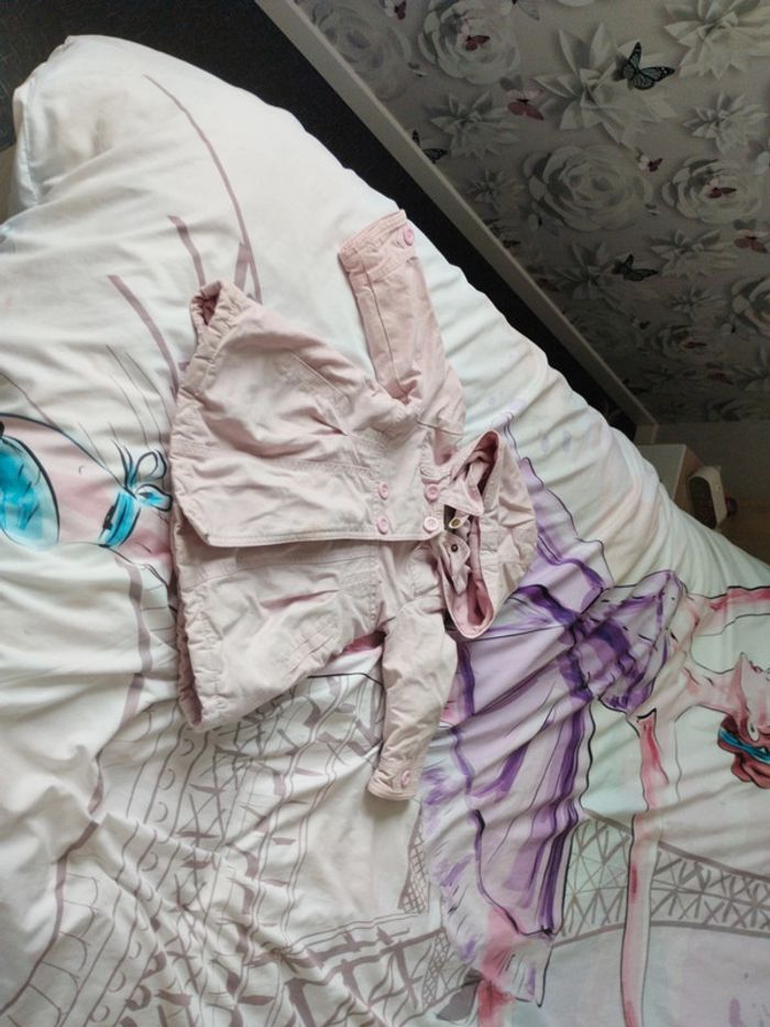 Manteau doublé fille 24 mois