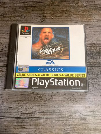 WCW Mayhem Jeu PS1 Sans notice Sony