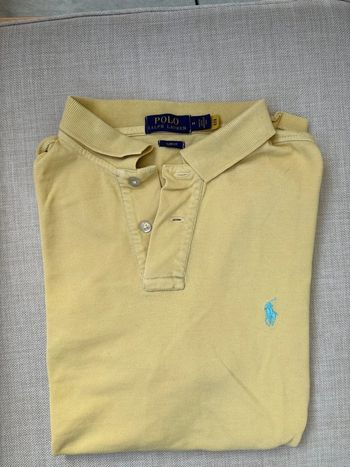 polo jaune ralph lauren taille M
