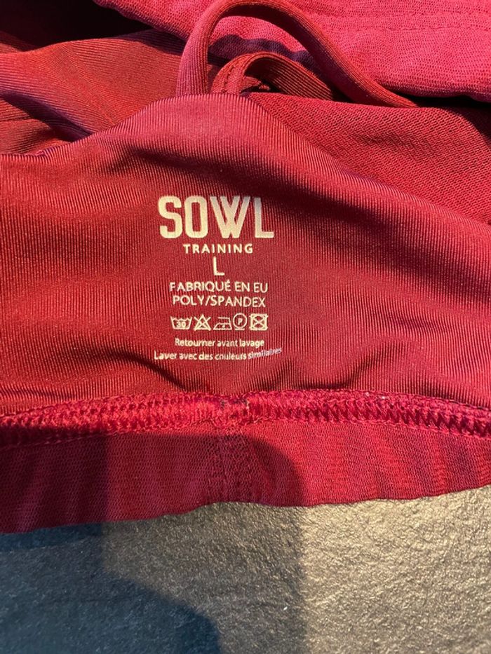 Brassière de sport Sowl training taille L - photo numéro 3