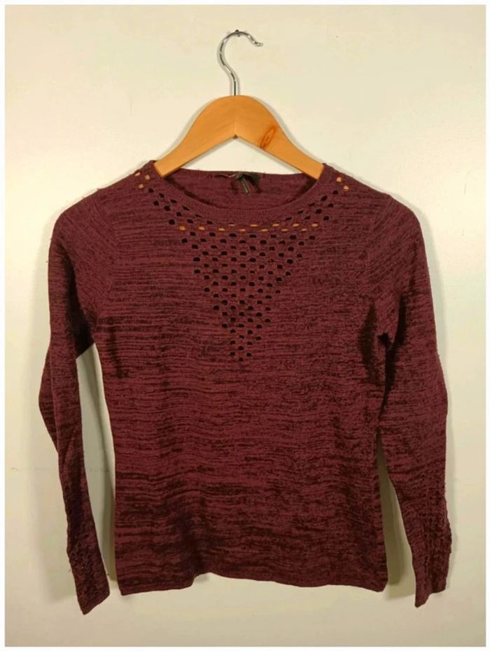 C5 pull violet Maje T2