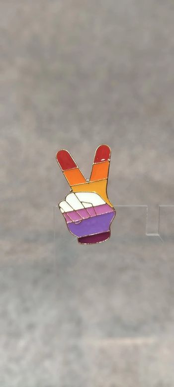 🍄 pins V victoire drapeau fierté