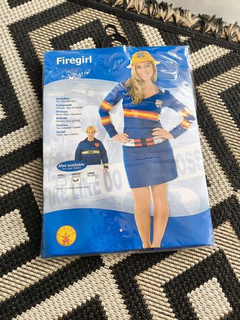Déguisement pompier femme taille 40-42 neuf