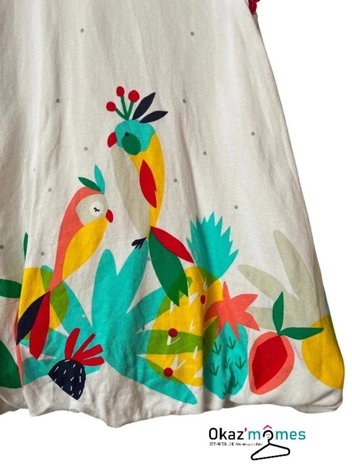 Robe d'été imprimé oiseaux multicolores - Catimini 2 ans (86cm) - photo numéro 2