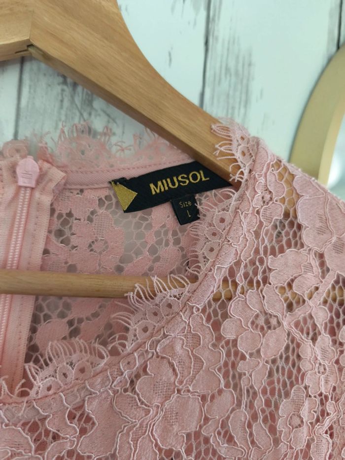 Robe rose Miusol Shein taille 40 - photo numéro 8