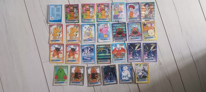 🃏 Lot de 26 cartes Digimon 🃏