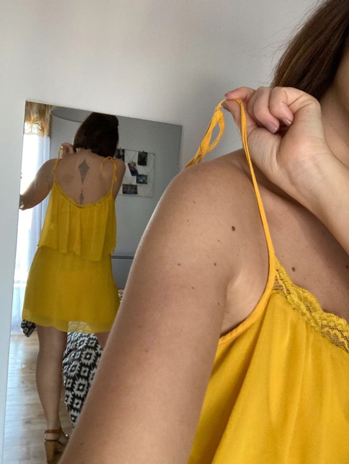 Robe jaune naf naf - photo numéro 4