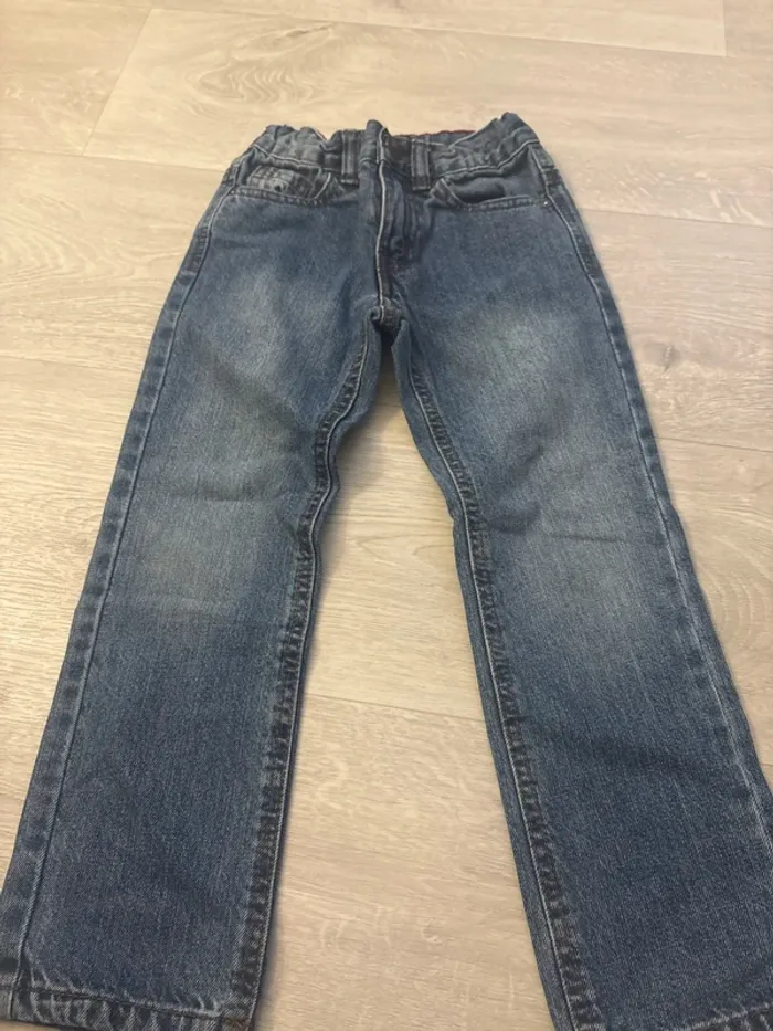 Jean Kiabi bleu ciel denim 5 ans - photo numéro 3