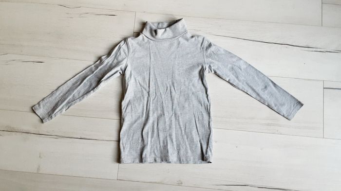 Vêtement mixte garçon fille tee-shirt manches longues sous-pull gris Tex 6 ans