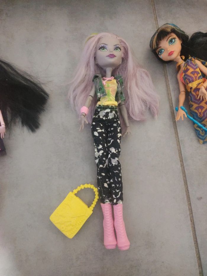 Lot de 4 poupées Monster high - photo numéro 5