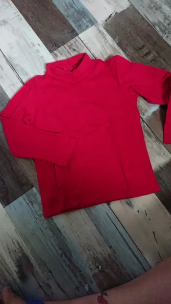 T-shirt manche longue col rouler