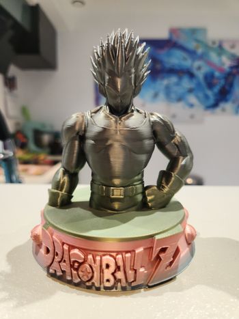 🧿 Figurine Dragon Ball GT – Vegeta Baby – Buste collector – Impression 3D