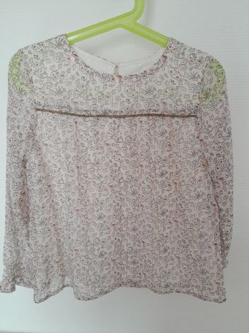 Blouse motif fleurs