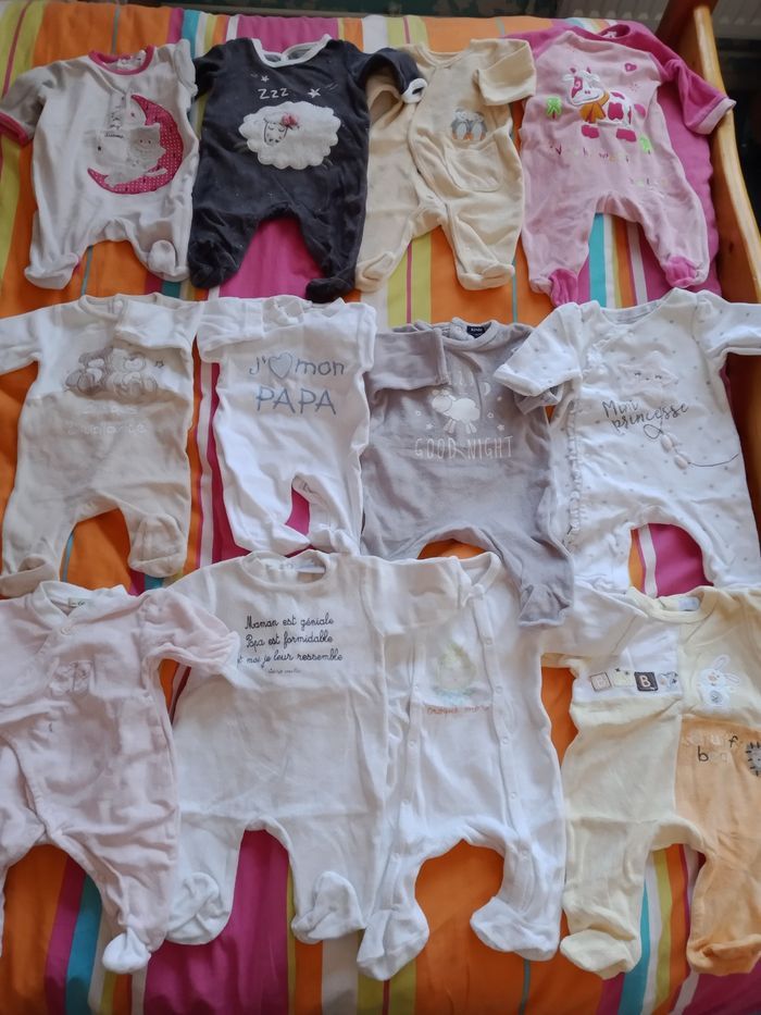 Pyjama noir mouton nuage du pareil au même 1 mois - photo numéro 6