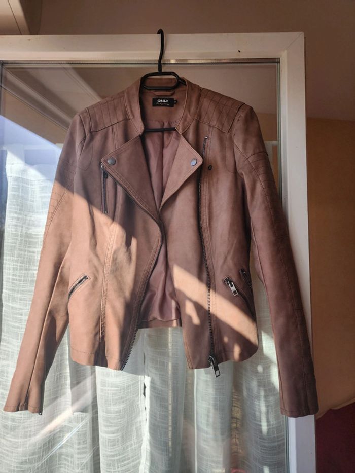 Perfecto marron simili cuir T.34/XS - photo numéro 3