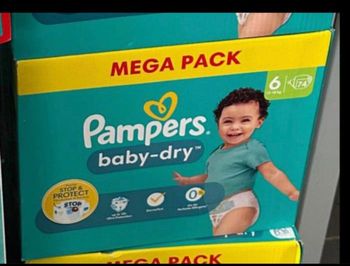 Pampers baby dry 6 neuf