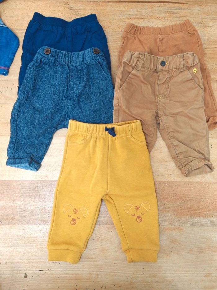 Lot de 5 pantalons 3 mois