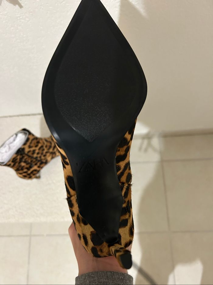 Heel boots Zara léopard sold out - photo numéro 7