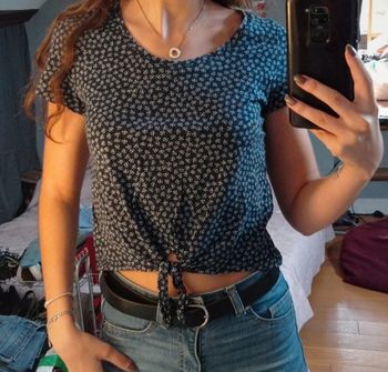 T-shirt crop top à poids