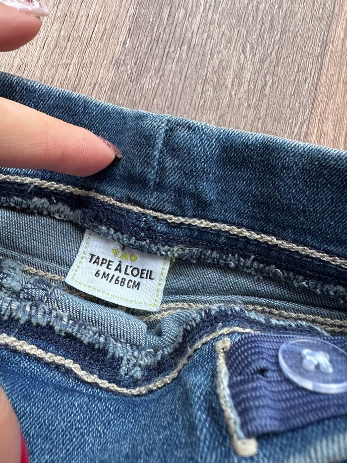 - Jeans Tape à l’œil - 6 mois - Très Bon état - photo numéro 3