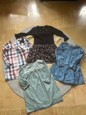 Lot de 4 robes fille 