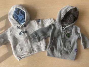 Lot de 2 gros gilets