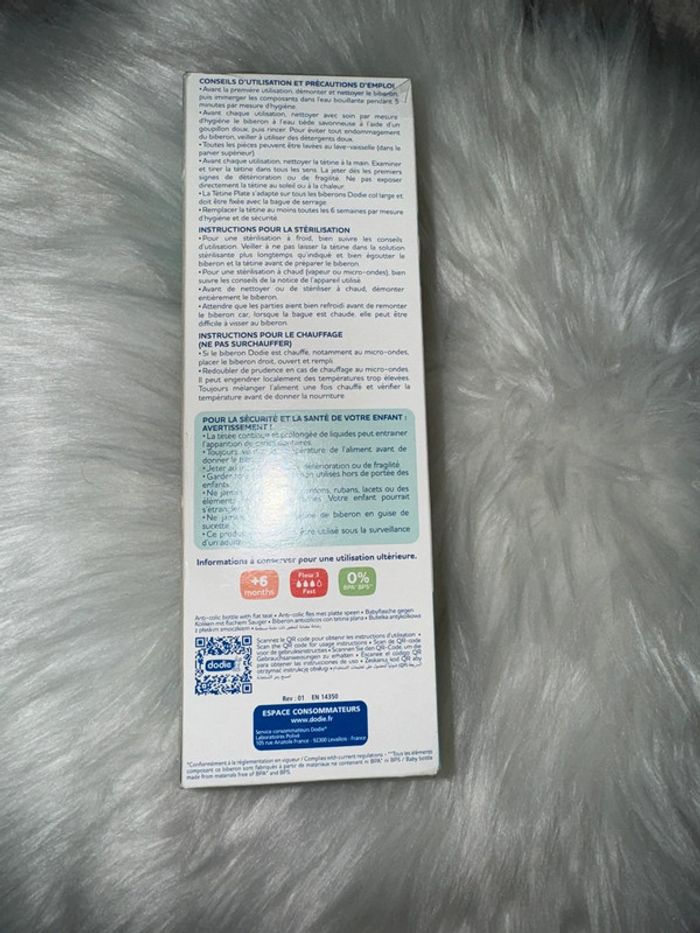 Biberon Dodie anti-colique 330ml - photo numéro 3