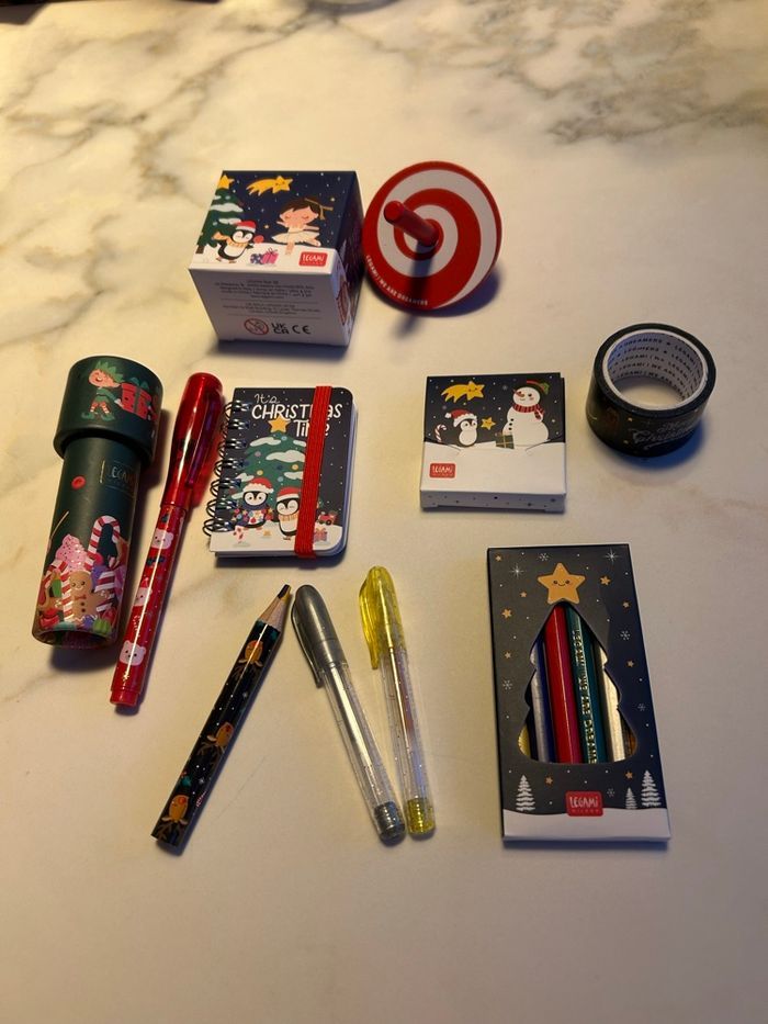 Legami train de Noel 2025 + quelques produits