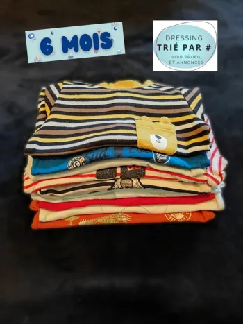 Lot 11 t-shirt manches longues 6 mois