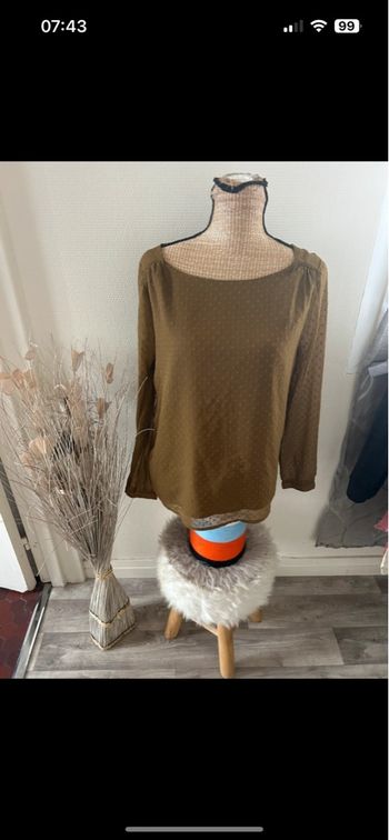 Blouse manches longues transparente Jacqueline riu