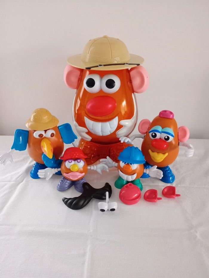 Monsieur Patate Safari, 5 personnages 40 pièces parfait état - photo numéro 2