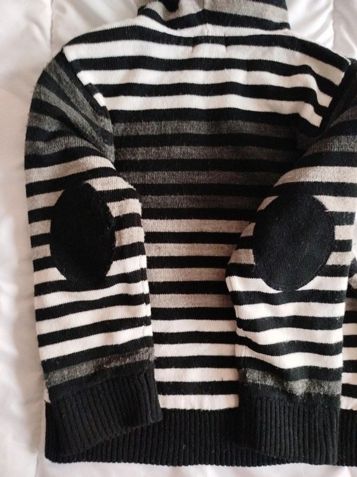 Gilet zippé à capuche tissaia 6 ans - photo numéro 3