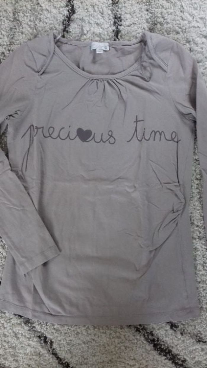 T-shirt grossesse taille 38/40 colline vertbaudet