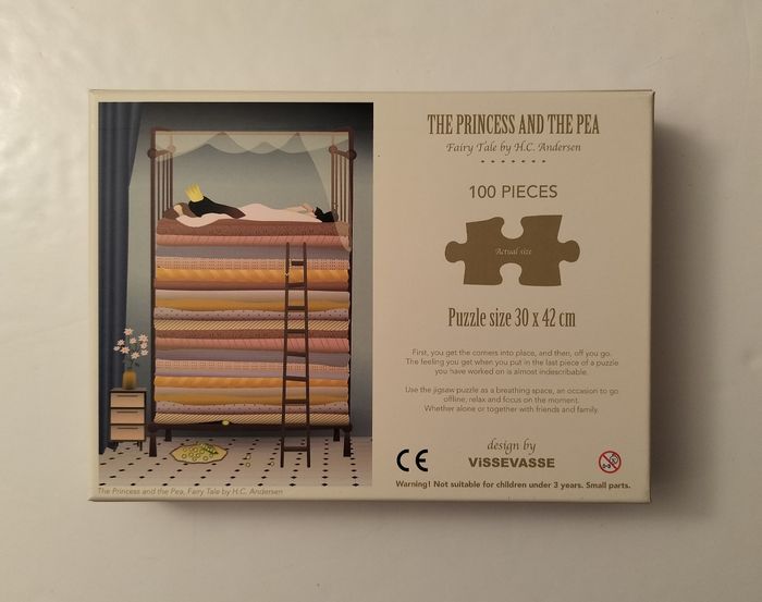 Puzzle 100P La princesse au petit pois - Vissevasse - photo numéro 2