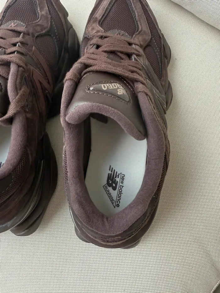 Basket New balance 9060 Chocolate Brown - photo numéro 6