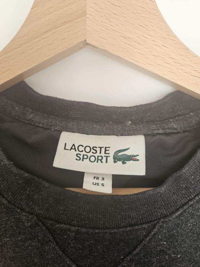 Pull Lacoste avec trou - photo numéro 3