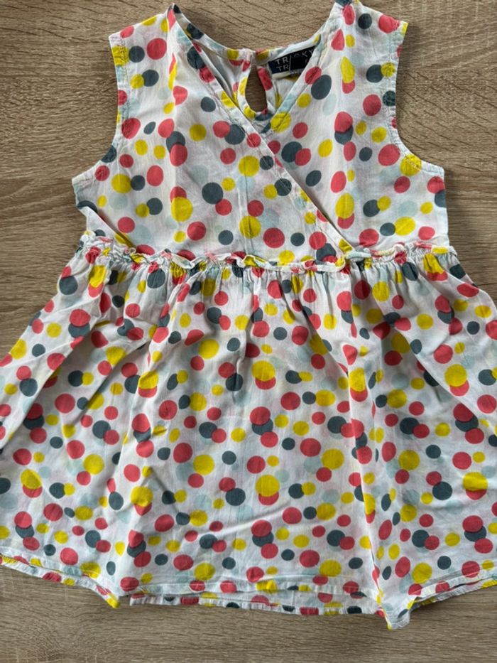 Joli robe à pois 24 mois TBE - photo numéro 2