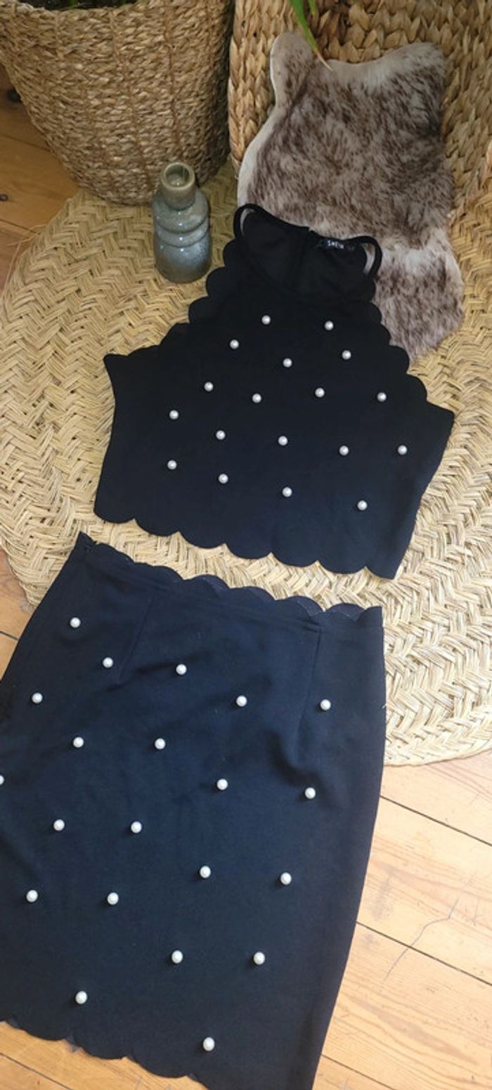 Joli ensemble jupe et crop top Taille M - photo numéro 2