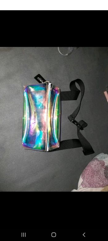 Sac banane holographique kiko