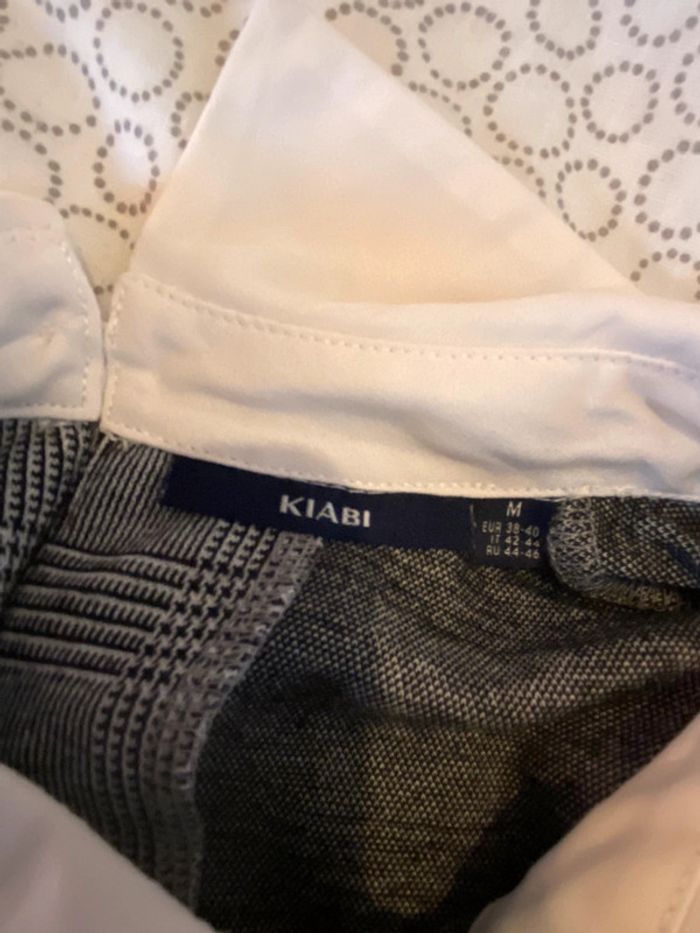 robe grise à carreaux kiabi taille M - photo numéro 7